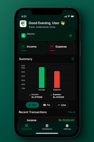 Lekhaa App Dashboard